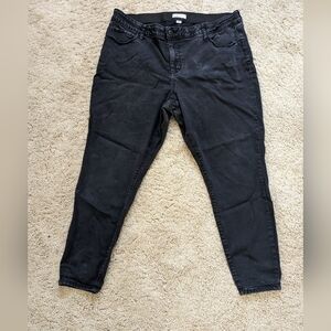 Ava & Viv Black Skinny Jeans, size 20W